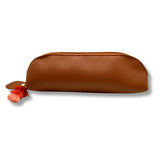 Cognac Brown Pencil Pouch