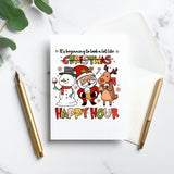 It's Beginning to Look Like Happy Hour Christmas Card
