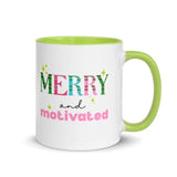 Merry and Motivated Holiday Mug