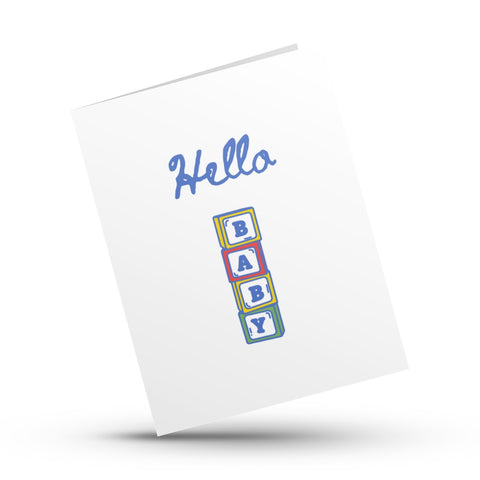 Hello Baby Greeting Card