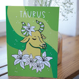 Taurus Zodiac Birthday Card