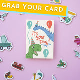 Happy Birthday, Turtle Kids Card