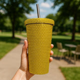Gold Rhinestone Bling Tumbler