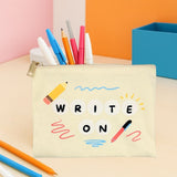 Write On Stationery Lover Makeup Pouch