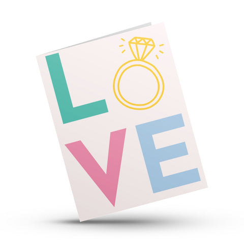 Love, Wedding and Engagement Card