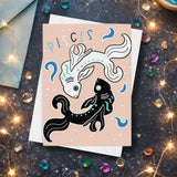 Pisces Zodiac Birthday Card