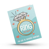 Ring the Alarm Wedding and Engagement Card