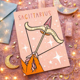 Sagittarius Zodiac Birthday Card