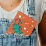 Scorpio Zodiac Birthday Card