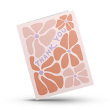 Thank You Card (coral floral)