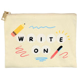 Write On Stationery Lover Makeup Pouch