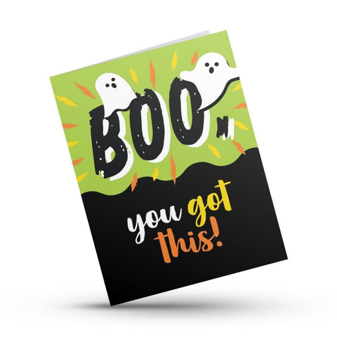 Boo, You Got This Halloween Greeting Card