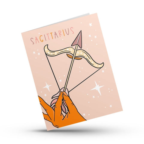 Sagittarius Zodiac Greeting Card