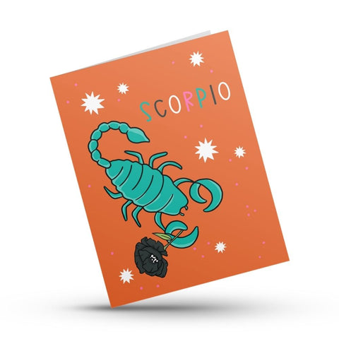 Scorpio Zodiac Greeting Card