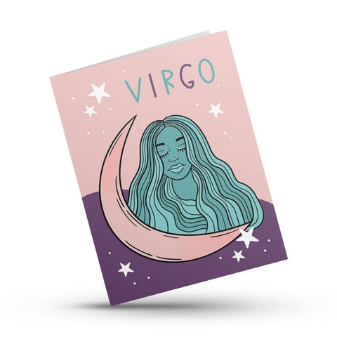 Virgo Zodiac Greeting Card